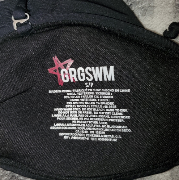 Black Bikini Top - Picture 3 of 6